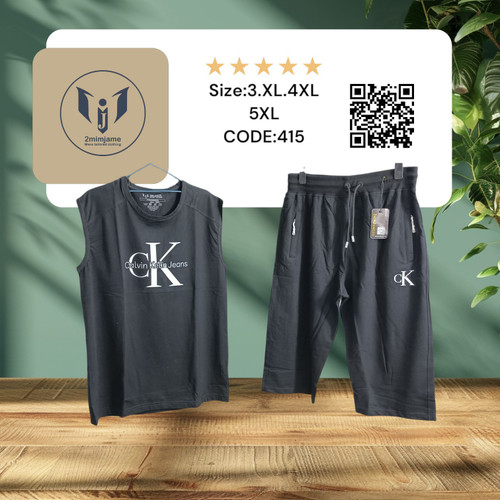 ست تاپ شلوارک دمپا راسته پنبه 100%